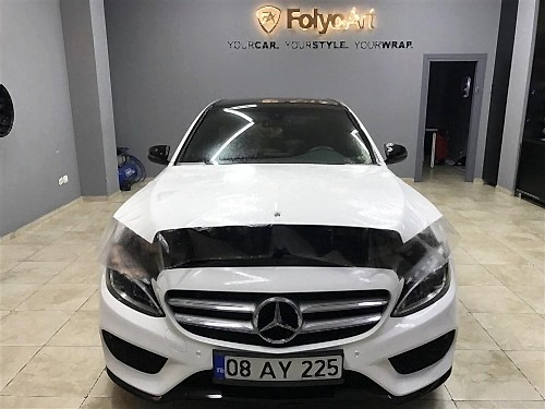 mercedes kaput koruma filmi (2)