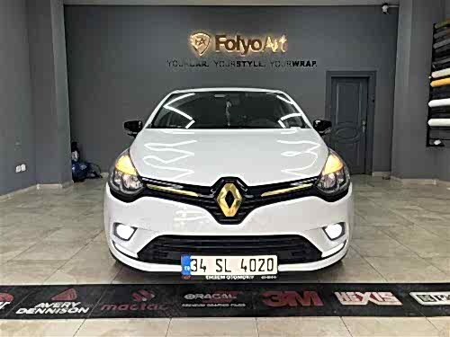 araç kaplama clio 4 krom detaylar altın rengi şerit (1)