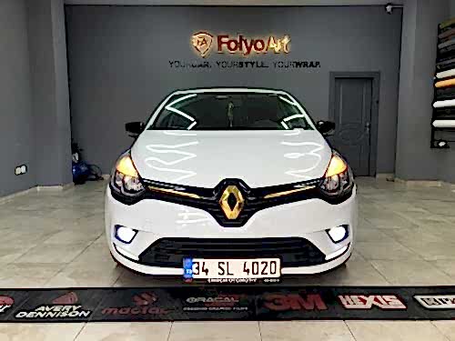 araç kaplama clio 4 krom detaylar altın rengi şerit (1)