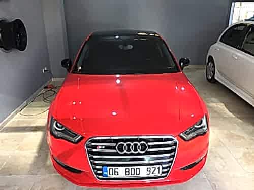 audi a3 tavan kaplama parlak siyah cam tavan araç kaplama (3)