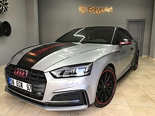 audi a5 özel tasarım şerit kaplama (2)