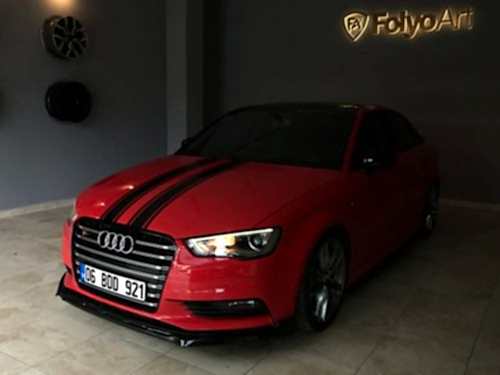 audi araç kaplama sline şerit kaplama cam filmi (2)