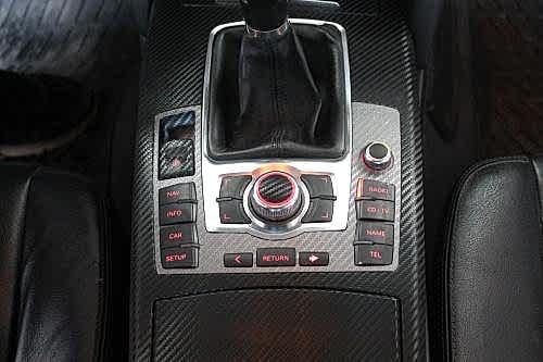 audi iç trim çıtaları kaplama carbon siyah gri araç kaplama (2)