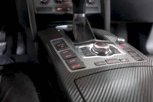 audi iç trim çıtaları kaplama carbon siyah gri araç kaplama (4)