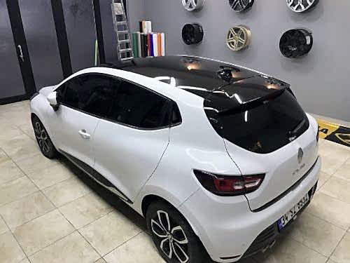 clio 4 siyah tavan kaplama spoiler kaplama (4)