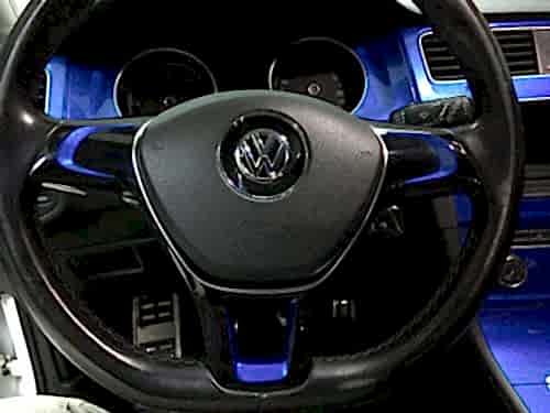 golf 7 iç çıta kaplama carbon mavi gri siyah araç kaplama (4)
