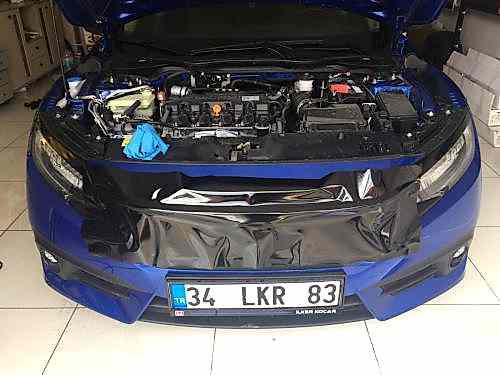 honda civic f5 panjur kaplama parlak siyah rs panur araç kaplama (5)