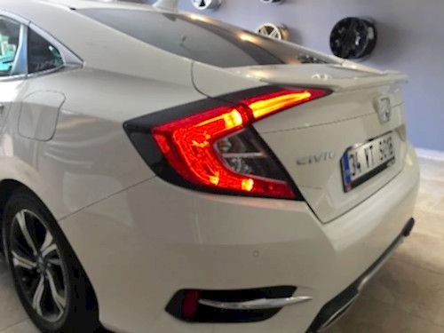 honda civic fc5 stop kenarı folyo çerçeve kaplama araç kaplama cam filmi (3)