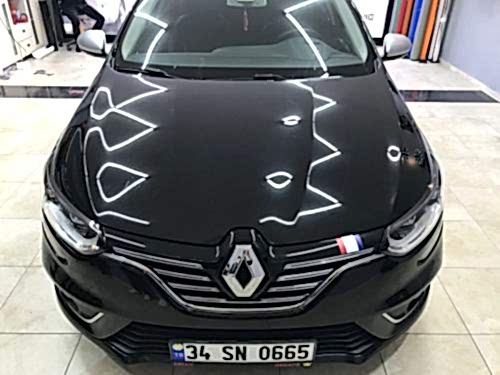 mat metalik gri ayna kaplama megane (3)