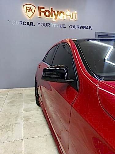 mercedes a180 ayna kaplama siyah (1)