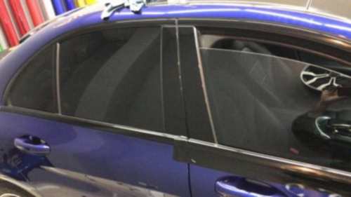 mercedes cla 200 cam kenarı çıtaları parlak siyah kaplama araç kaplamaJPG (1)