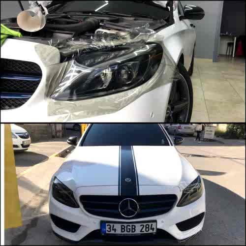 mercedes far kaplama karartma stop karartma kaplama şeffaf koruma folyo kaplama (5)