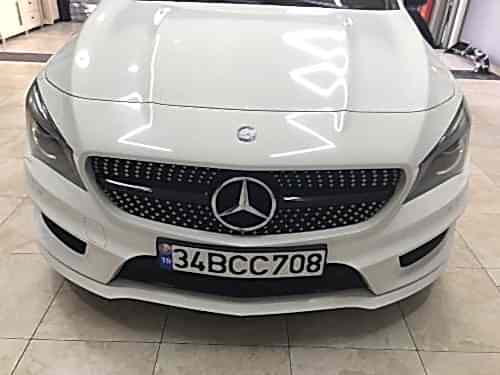 mercedes panur ön ızgara parlak siyah kaplama araç kaplama folyo (9)