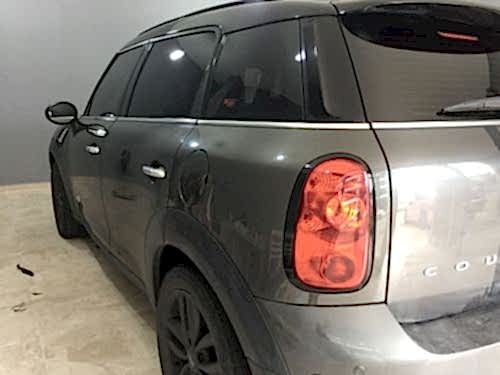 mini cooper contryman stop çerçevesi far çerçevesi siyah kaplama cam filmi araç kaplama (3)