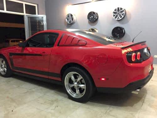 mustang şerit çekme araç kaplama (2)