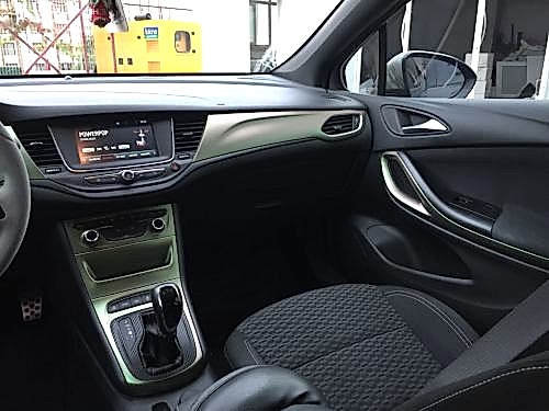 opel astra k iç çıta kaplama carbon bukalemun mavi araç kaplama (1)