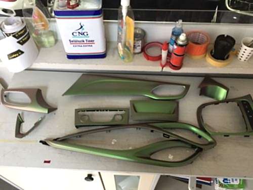 opel astra k iç çıta kaplama carbon bukalemun mavi araç kaplama (4)