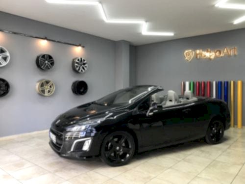 peugeot 308 cc cam kenarı çıtaları siyah kaplama araçç kaplama (5)