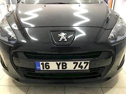 peugeot 308 cc panjur kaplama siyah