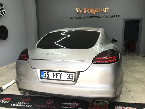 porsche panemera far karartma stop kaplama şeffaf koruma ppf lpf (5)