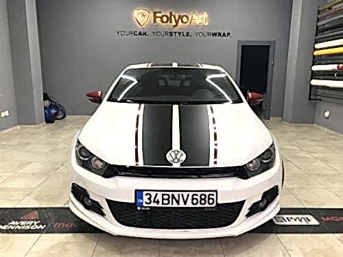 scirocco ayna kaplama kırmızı