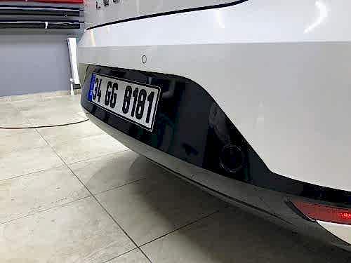 seat leon fr arka tampon difüzör parlak siyah araç kaplama (1)