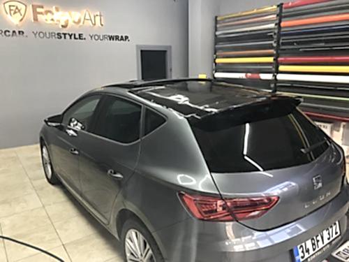 seat leon spoiler kaplama tavan siyaH
